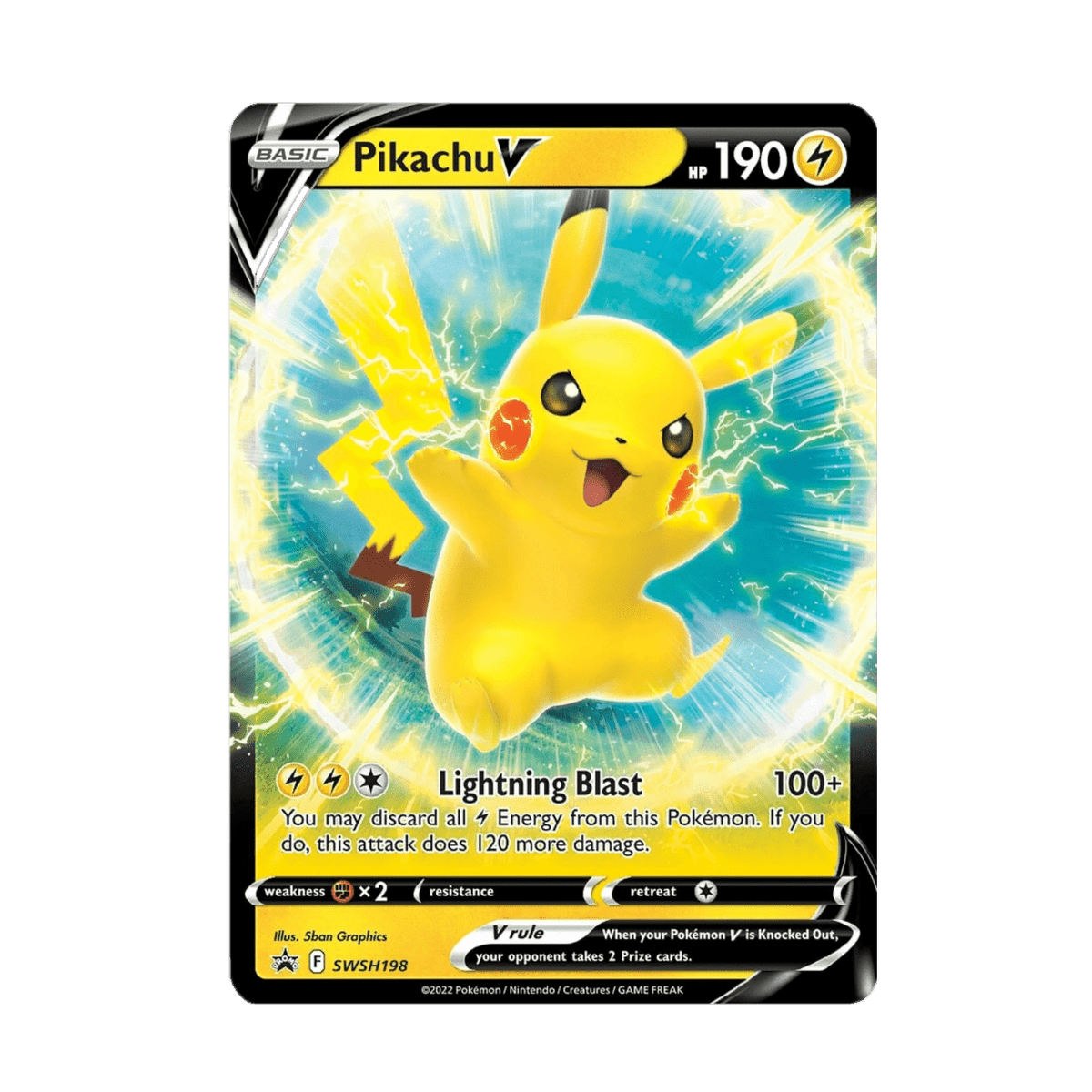 Pikachu V Box Card Universe