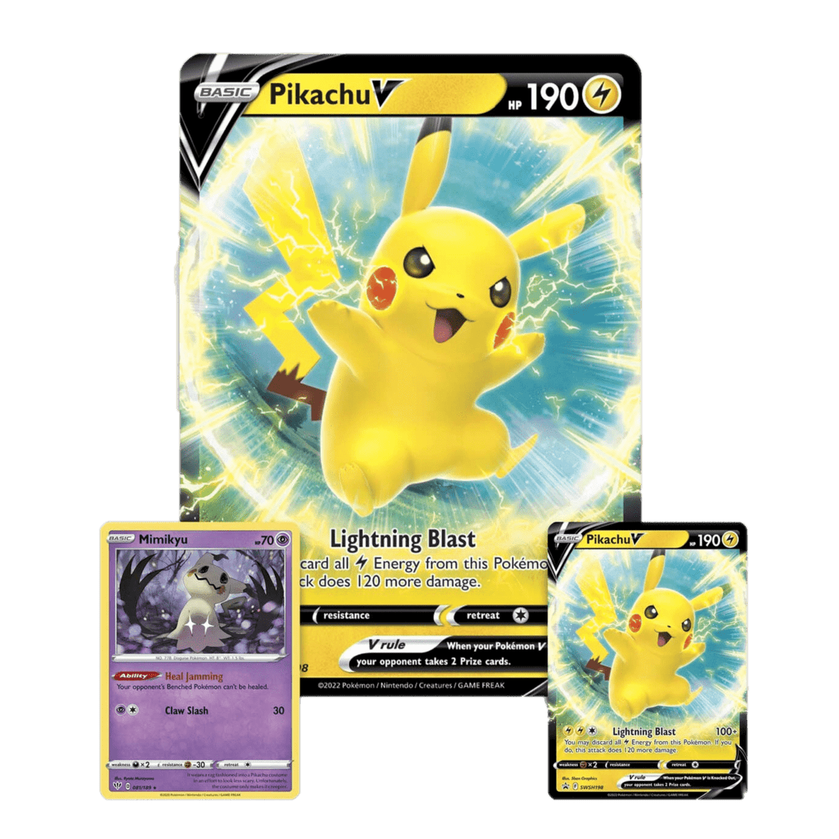 Pikachu V Box Card Universe