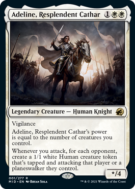 Adeline, Resplendent Cathar | Midnight Hunt | Standard | Card Universe