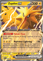 Zapdos Ex Collection - 151 Set