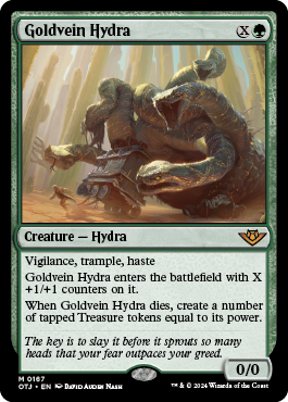 Goldvein Hydra | Thunder Junction Foil | Standard | Card Universe