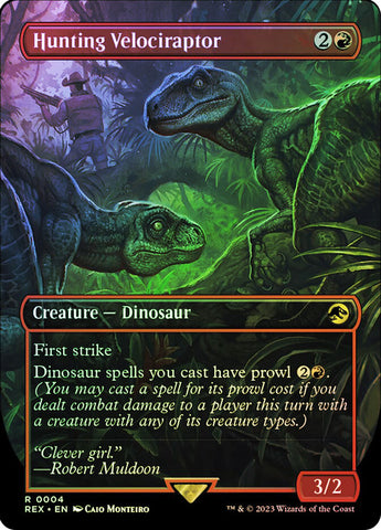 Hunting Velociraptor | Ixalan Foil | Card Universe