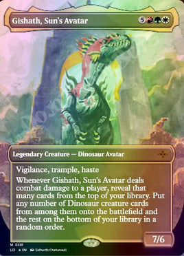 Gishath, Sun's Avatar | The Lost Caverns of Ixalan Variants Foil | Standard | Card Universe