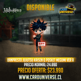 Banpresto Jujutsu Kaisen Q Posket Megumi Ver A - Card Universe Online