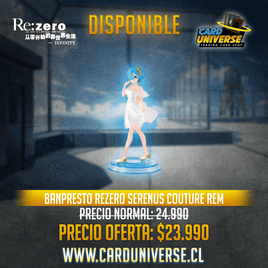 Banpresto REZERO Serenus Couture Rem - Card Universe Online