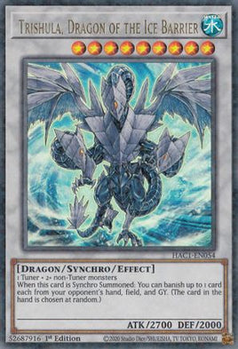 Trishula, Dragon of the Ice Barrier (Duel Terminal)