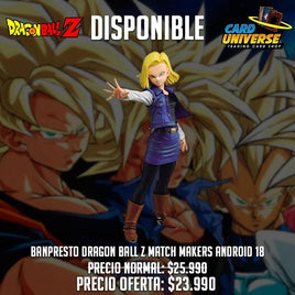 Banpresto Dragon Ball Z Match Makers Android 18 - Card Universe Online