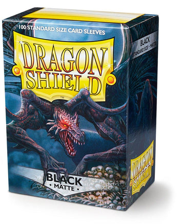 Protectores Dragon Shield Black Matte Standard - Card Universe Online