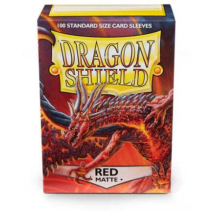 Protectores Dragon Shield Red Matte Standard - Card Universe Online