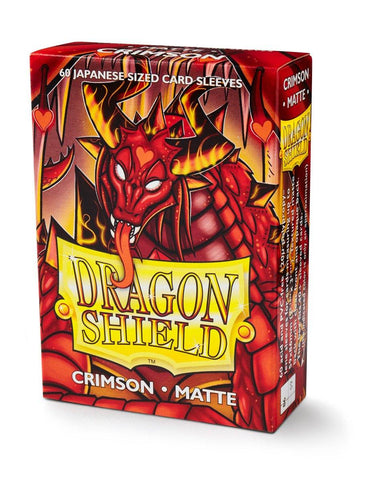 Protectores Dragon Shield Crimson Matte Small - Card Universe Online