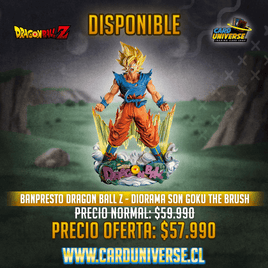 Banpresto Dragon Ball Z - Diorama Son Goku The Brush - Card Universe Online