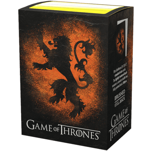 Protectores Brushed Art - GoT - House Lannister - Standard - Card Universe Online