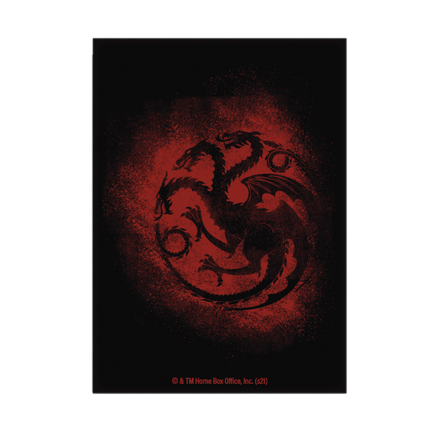 Protectores Brushed Art - GoT - House Targaryen - Standard - Card Universe Online