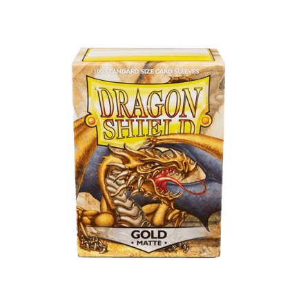 Protectores Dragon Shield Gold Matte Standard - Card Universe Online