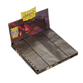 Hojas para Archivadores Dragon Shield Negra Non Glare - Card Universe Online