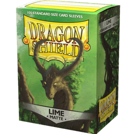 Protectores Dragon Shield Lime Matte Standard - Card Universe Online