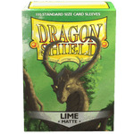 Protectores Dragon Shield Lime Matte Standard - Card Universe Online