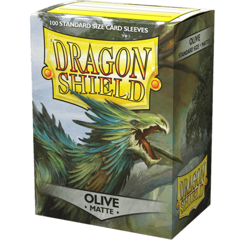 Protectores Dragon Shield Olive Matte Standard - Card Universe Online