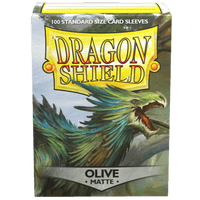 Protectores Dragon Shield Olive Matte Standard - Card Universe Online