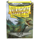 Protectores Dragon Shield Olive Matte Standard - Card Universe Online