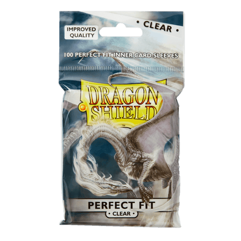 Protectores Perfect Fit Clear Dragon Shield Estándar - Card Universe Online