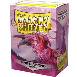 Protectores Dragon Shield Pink Diamond Matte Standard - Card Universe Online