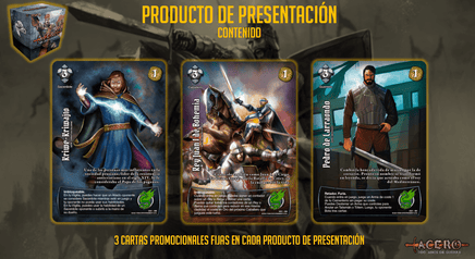 Producto de Presentación Acero - Card Universe Online