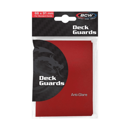 Protectores Estándar Deck Guard Doble Matte Rojo BCW - Card Universe Online
