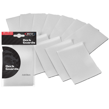 Protectores Estándar Deck Guard Doble Matte Blanco BCW - Card Universe Online