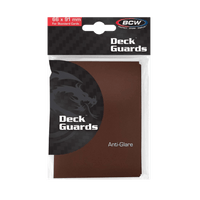 Protectores Estándar Deck Guard Doble Matte Café BCW - Card Universe Online