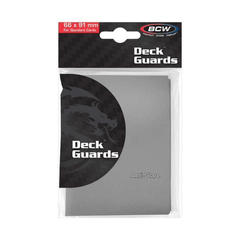 Protectores Estándar Deck Guard Doble Matte Gris BCW - Card Universe Online