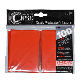 Protectores Eclipse Rojo Matte 100 Estándar Ultra Pro - Card Universe Online