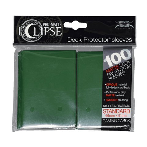 Protectores Eclipse Verde Matte 100 Estándar Ultra Pro - Card Universe Online