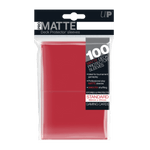 Protectores Matte Rojo 100 Estándar Ultra Pro - Card Universe Online