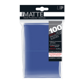 Protectores Matte Azul 100 Estándar Ultra Pro - Card Universe Online