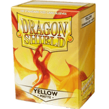 Protectores Dragon Shield Yellow Matte Standard - Card Universe Online