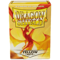 Protectores Dragon Shield Yellow Matte Standard - Card Universe Online